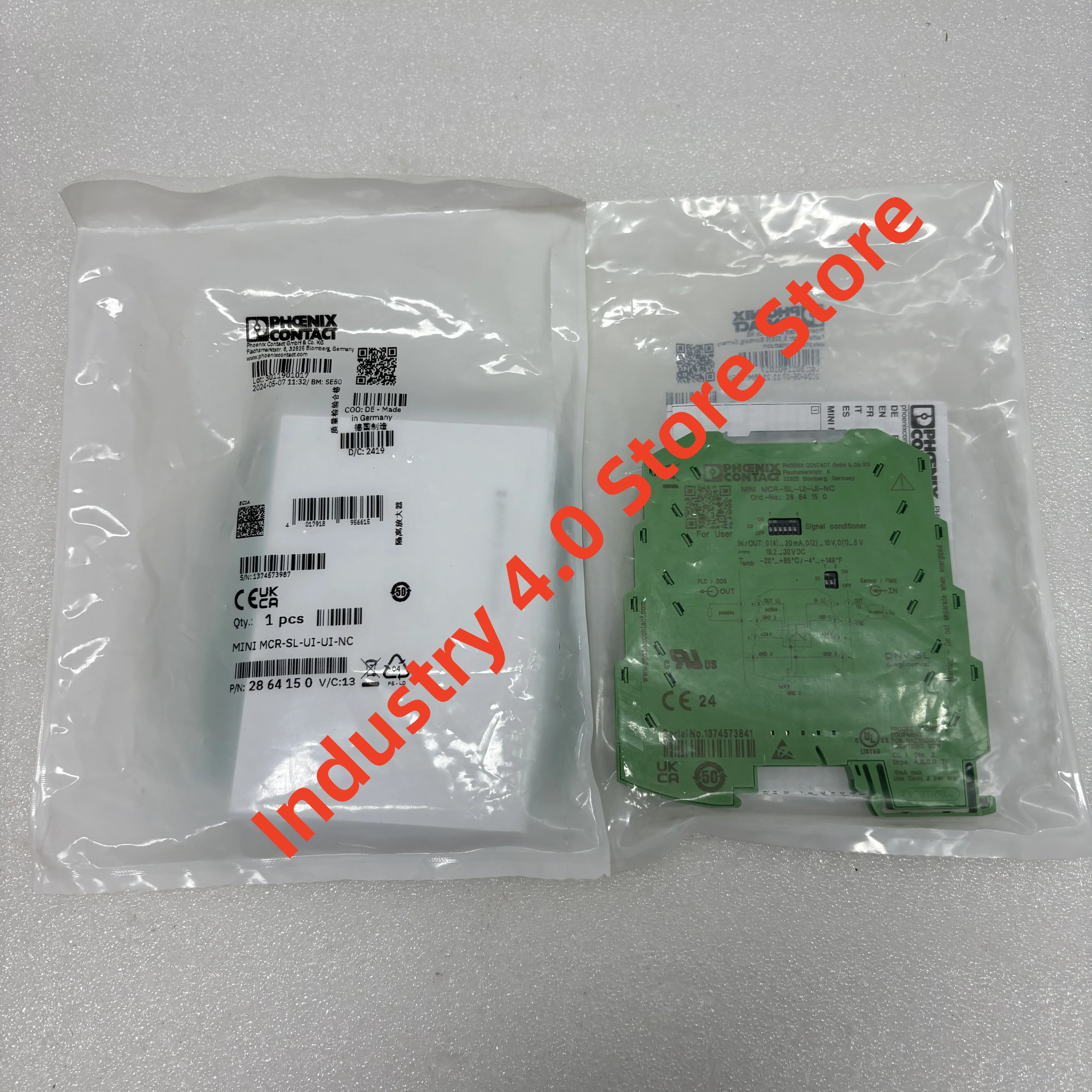 2864150 MINI MCR-SL-UI-UI-NC 절연 증폭기 새로운 원본