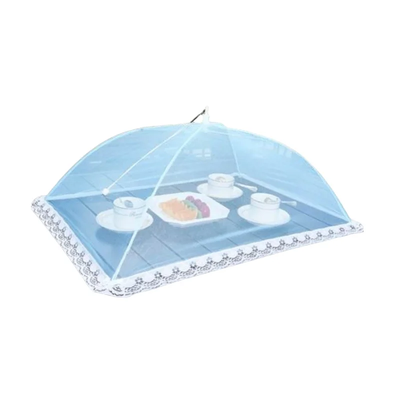 Food Covers Mesh Foldable Kitchen Anti Fly Mosquito Tent  Net Umbrella Picnic Protect Dish Cover Kitchen Accessories