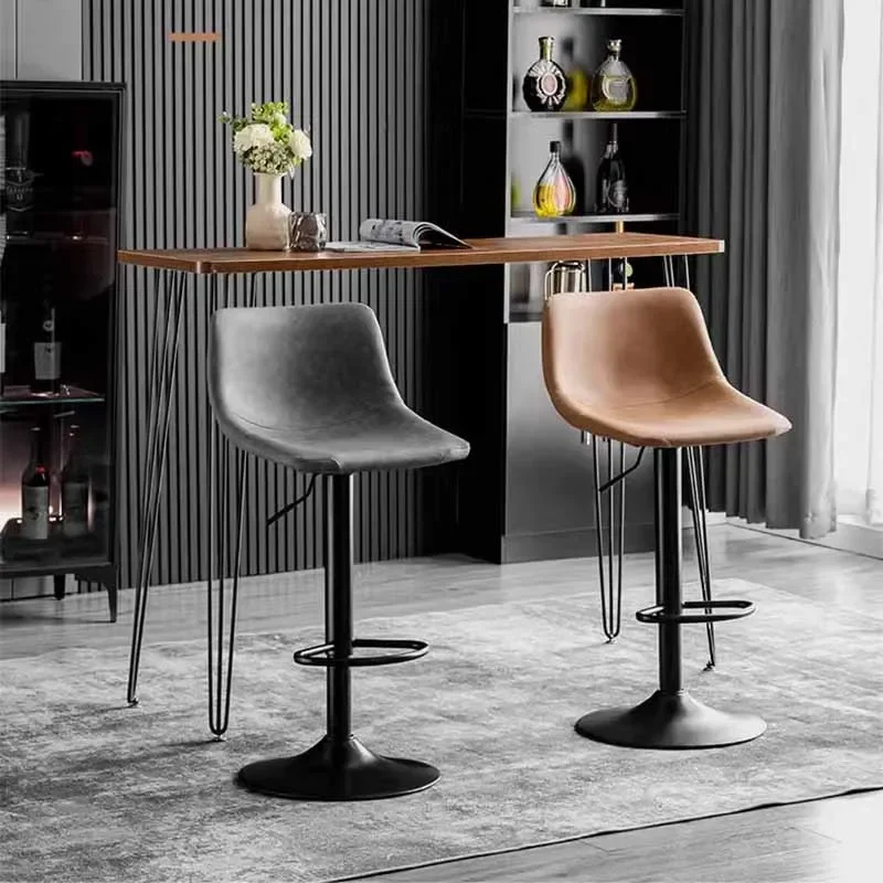 

Adjustable Modern Luxury Bar Stools Soft Counter Restaurant Swivel Designer Bar Chair Minimalist Chaise De Bar Unique Furniture