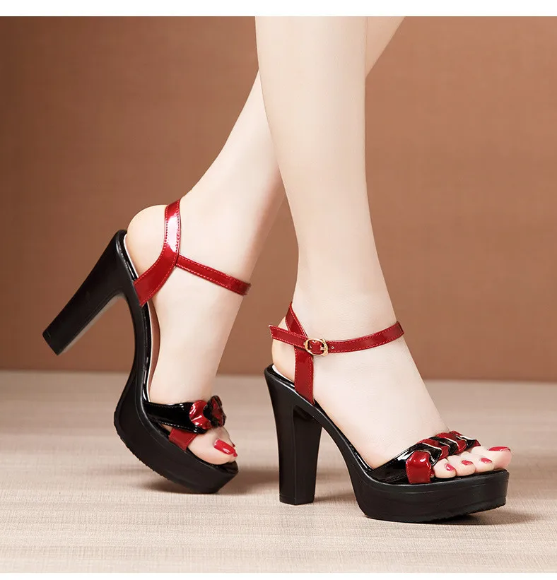 Plus Size 32-43 High Heels Sandals Women Wedding Shoes Summer 2024Elegant Platform Sandals Ladies Office Party Sandals