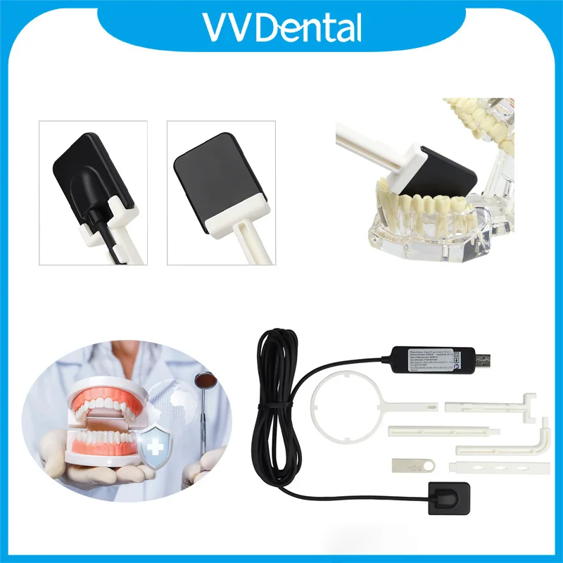 VVDental портативный рентгеновский датчик с системой быстрой визуализации рентгеновское изображение стоматологическая цифровая рентгеновская стоматология