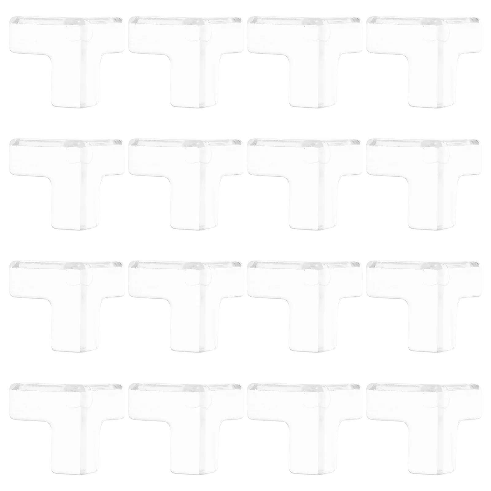 16 قطعة من واقيات الزوايا الشفافة، واقيات الأثاث، سهلة التركيب، بدون أدوات لمصد زوايا الأثاث المتعدد #3