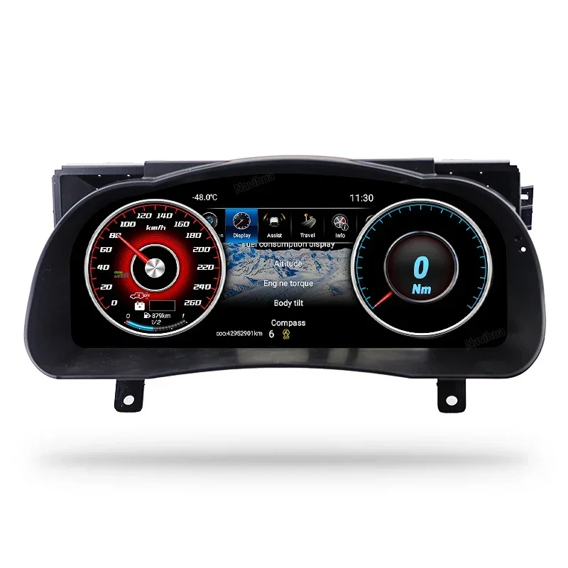 

NaviHua 12.3 Inch Car LCD Instrument Cluster LCD Digital Speedometers Dashboard for Toyota Highlander 2016