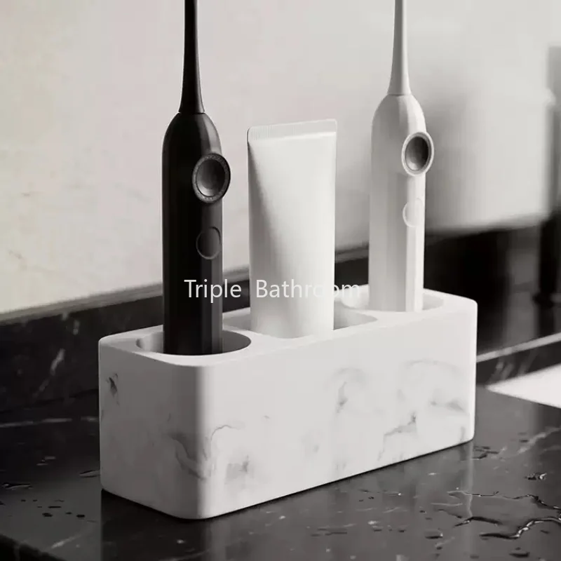 Diatomaceous Earth Toothbrush Holder Diatomaceous Earth Toothpaste Rack Bathroom Countertop Storage Rack Bathroom Accessories