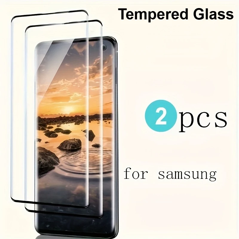 

2 шт. изогнутый экран с полным покрытием для Samsung Galaxy S10 5G Ultra HD закаленное стекло для Samsung S10 Plus гладкая пленка с защитой от царапин