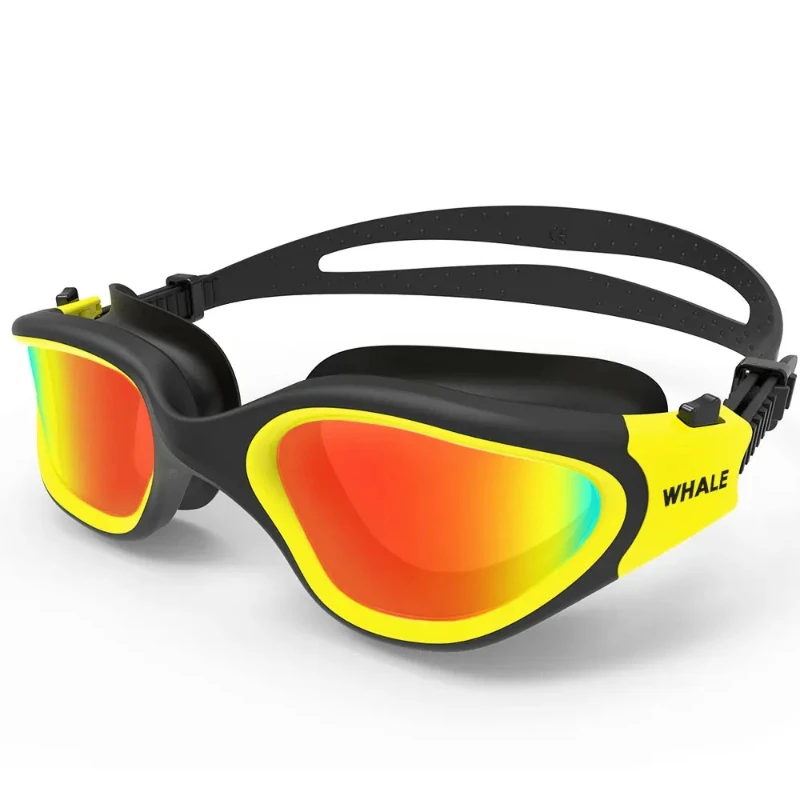Gafas de Natación Profesionales para Adultos, Antivaho, con Protección UV, para Hombre y Mujer, Impermeables, Ajustables, de Silicona, para Piscina