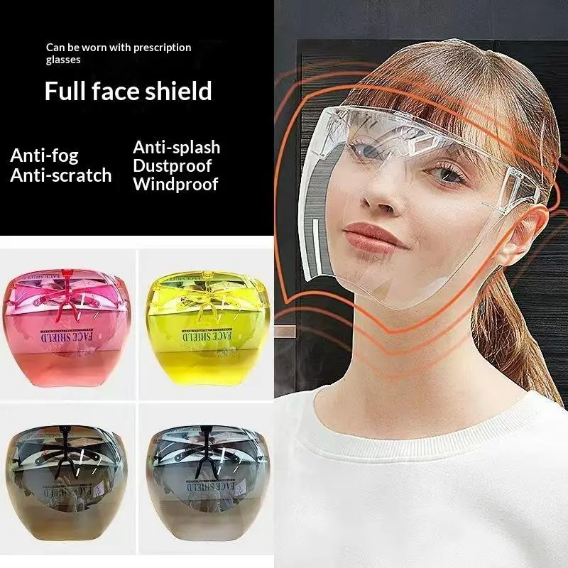 Unisex Anti-UV Sunglasses Full Cover Faceshield Goggles Windproof Dustproof Glasses for Outdoor Garden Yard Work