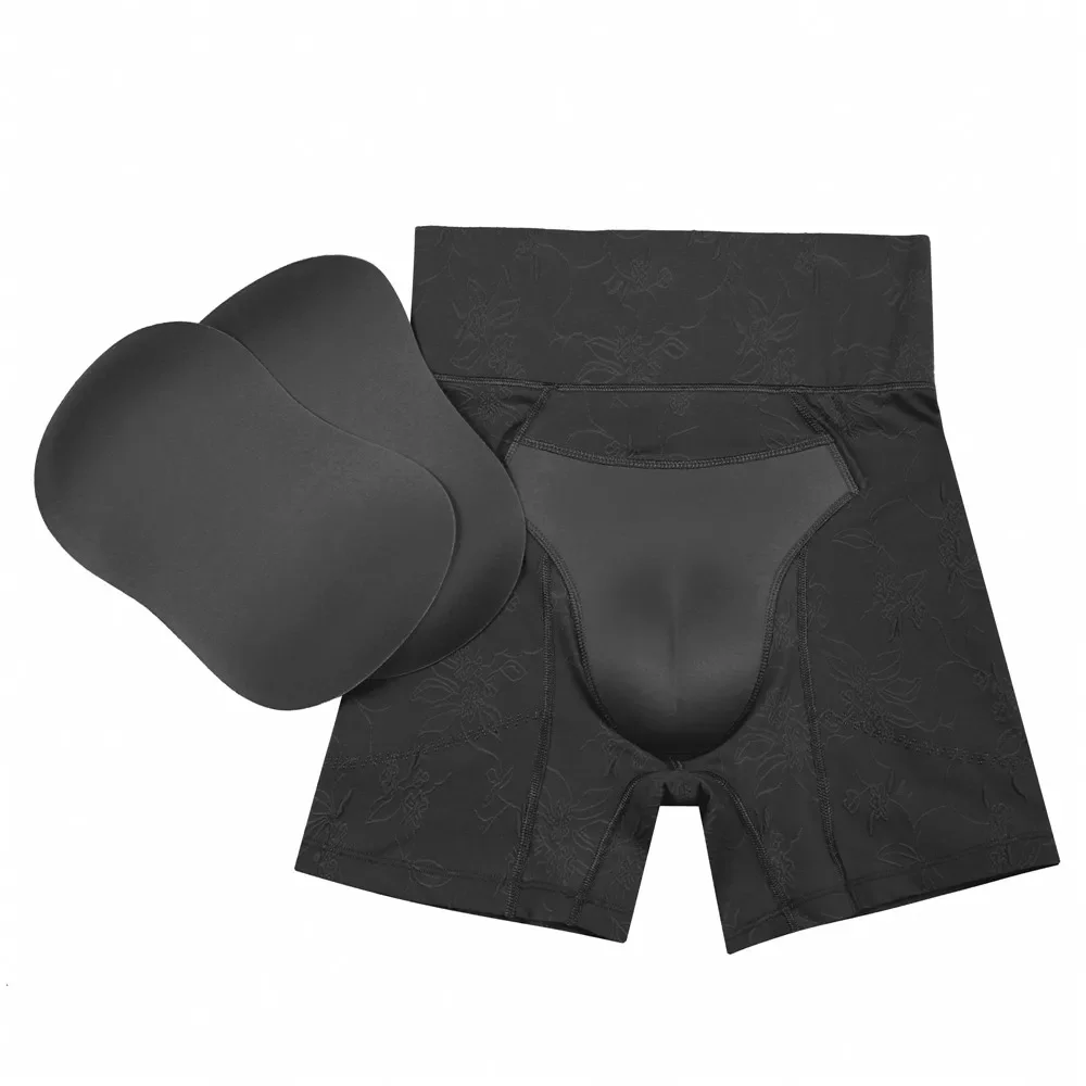 Men Underwear Hiding Gaff Panties Fake Vaginal Shaping Shorts for Crossdressing Transgender Padded Butt Boxers Gay Soft Lingerie