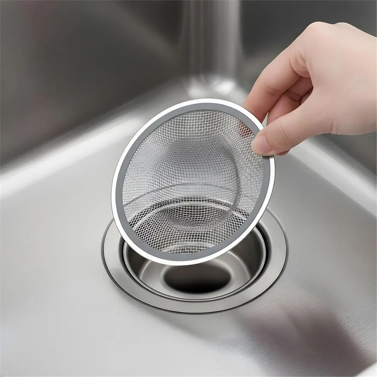 PROMOTION~ 40 Pcs Mesh Sink Strainer, 4.5