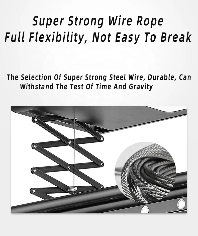 Rack de secagem elétrico com secador de roupas automático retrátil inteligente e linha de roupas