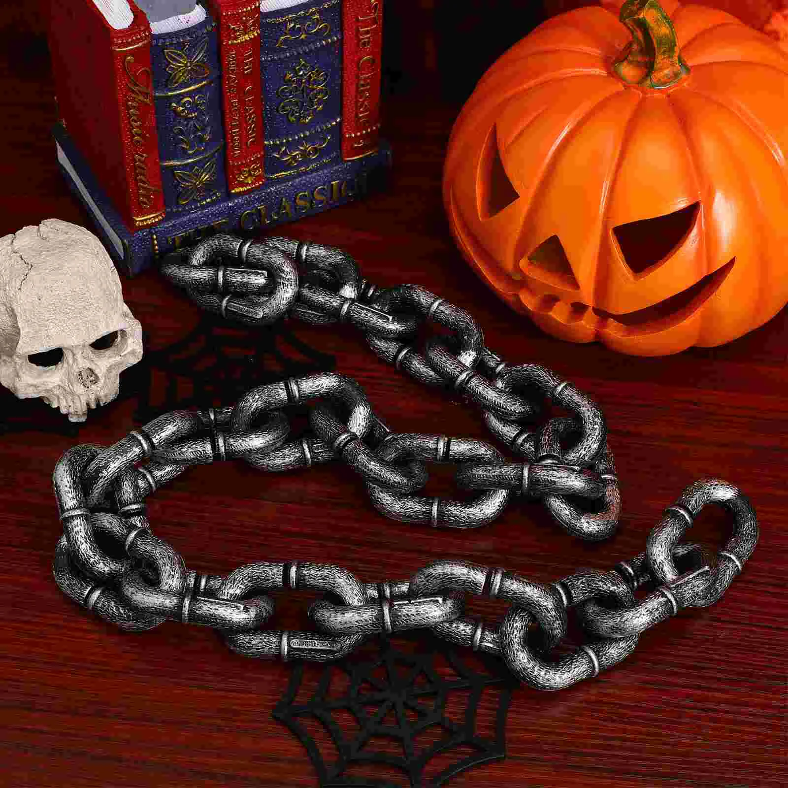 Multi Functional 1m Lightweight Halloween Decorative Chain Props for Festive Occasions Plastic Chain No Rust Strong