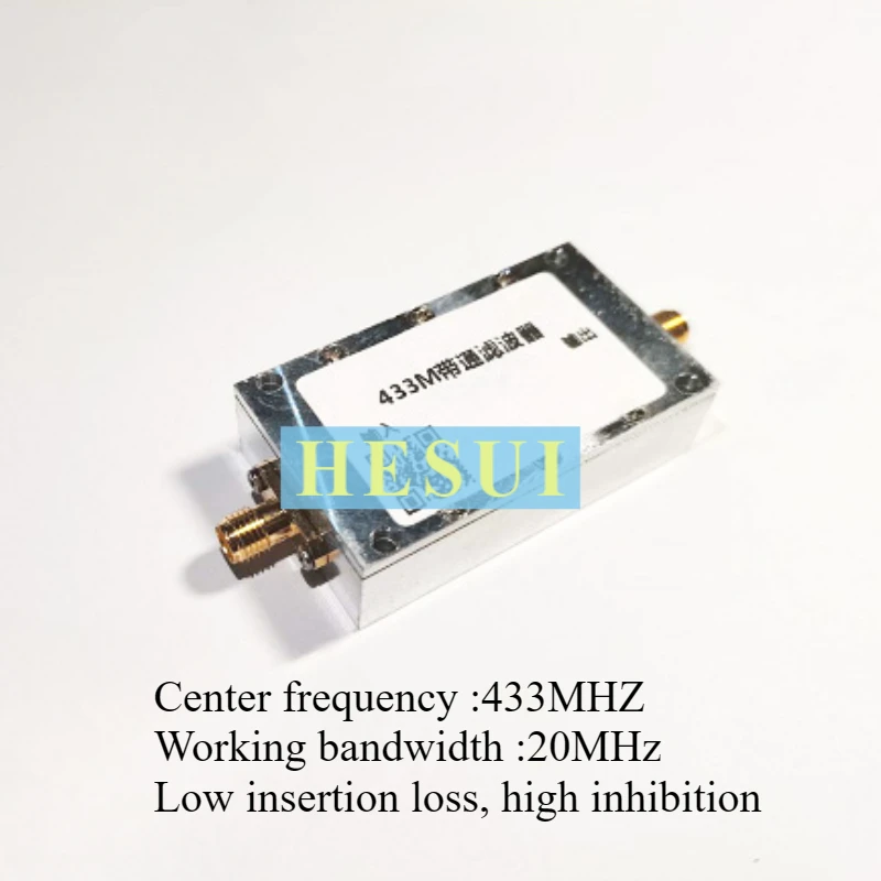 

433MHz bandpass filter aircraft model remote control wireless image transmission 20MHz bandwidth