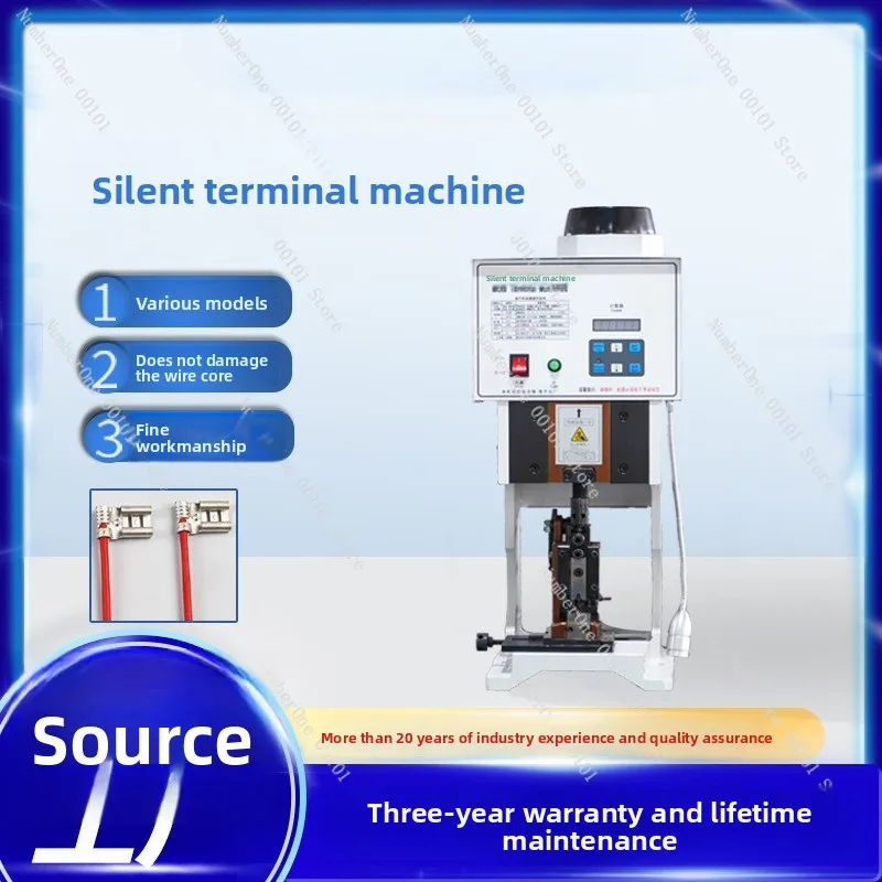 Servo Terminal‑Crimping‑Machine, Tube‑Type Wire‑Lug 4‑Point & 6‑Side Crimping‑Equipment, Offset‑Head Crimping‑Machine