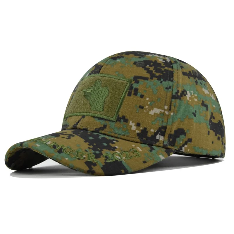 Sports Soldier embroidered Baseball Cap Camouflage Tactical Peak Cap Military Training Cap Field Sun Hat Cycling Hiking Fishing