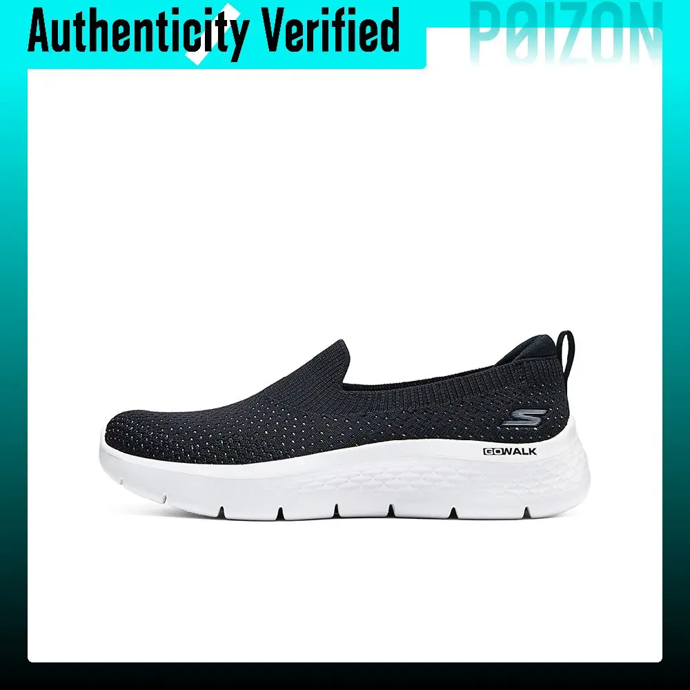 skechers-go-walk-fle-mesh-calzado-casual-de-mujer-ligero-de-cana-baja-resistente-a-la-abrasion-de-tejido-en-color-negro-y-blanco-modelo-124826-bkmt