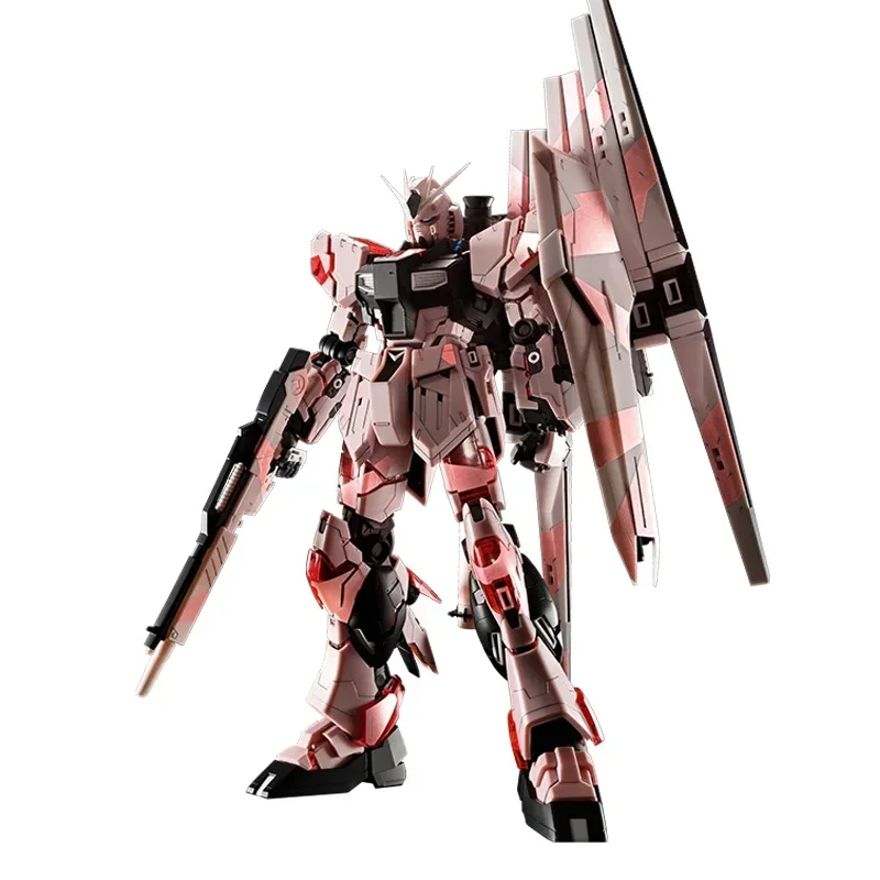 Bandai Originale MG 1/100 NU V GUNDAM CROCE CONTRAST COLORI SUNRISE ROSA Anime Action completa Assemblaggio Figura Modello Giocattoli regali