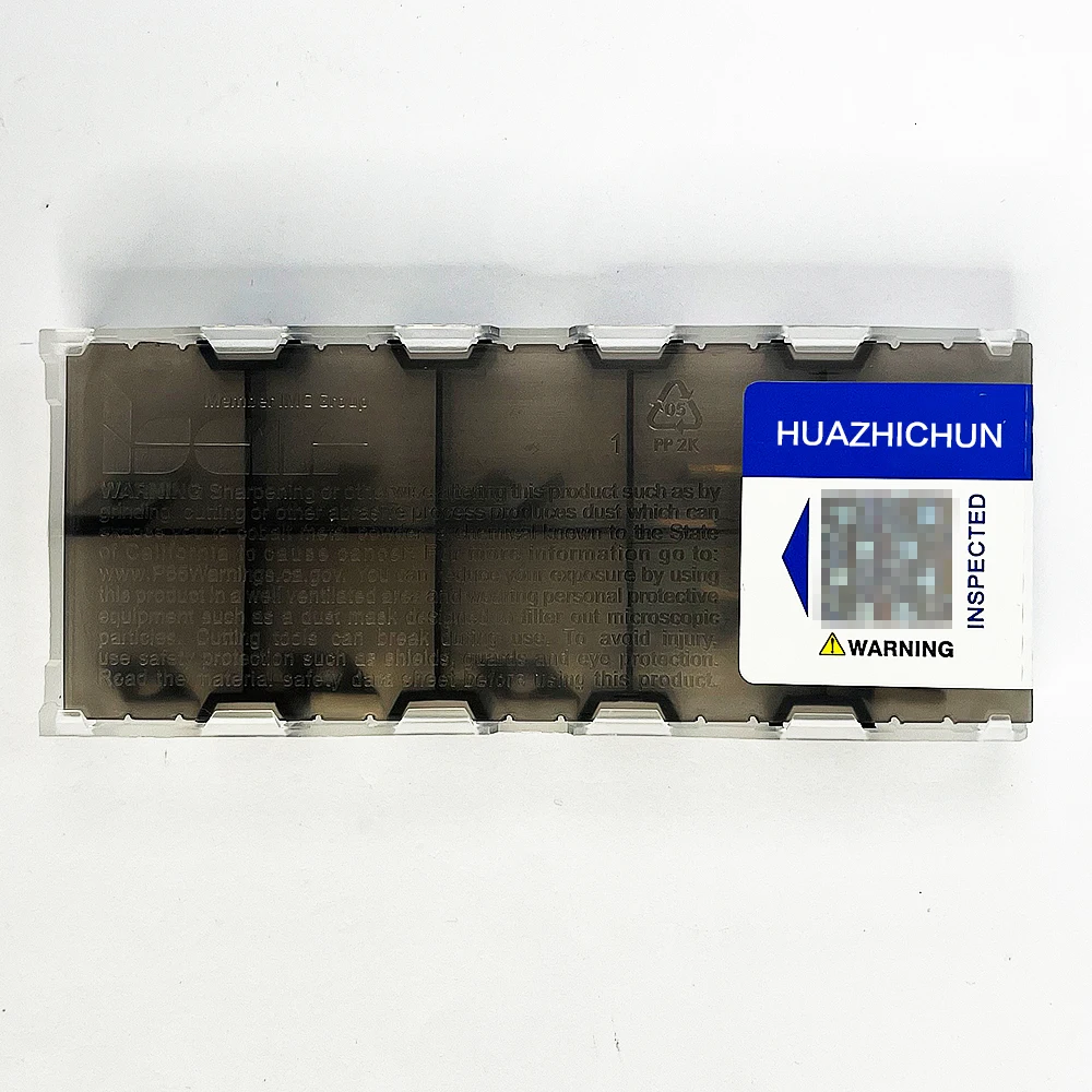 HUAZHICHUN 10 قطعة DCGT 070202-AS سيرميت إدراج أداة تحول داخلية أداة القطع باستخدام الحاسب الآلي أدوات مخرطة عالية الجودة