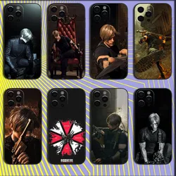 R-Resident COOL E-Evil Phone Case For iPhone 16,15,14,13,12,11,Pro,X,XS,Max,XR,Plus,Mini Soft Black Cover