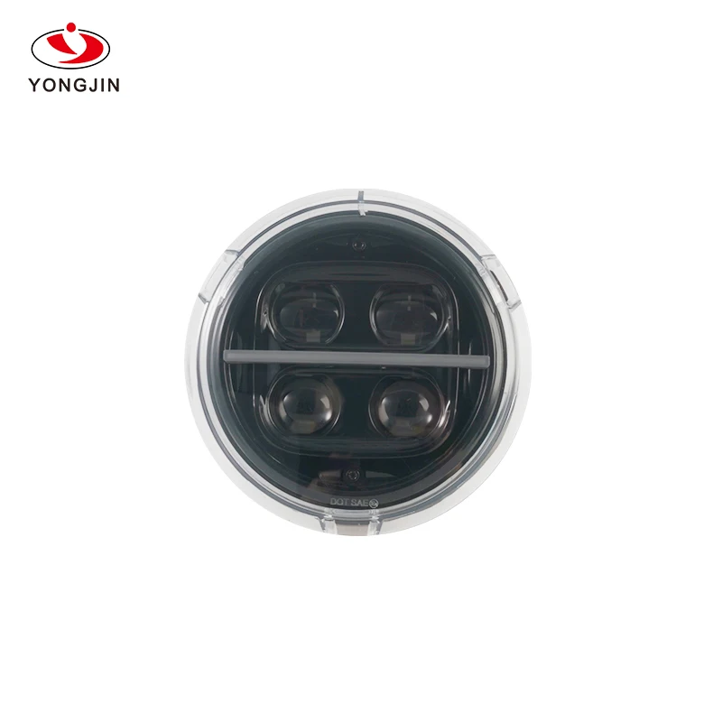 

Yongjin Black LED headlight with DRL high beam low beam for Honda CM300