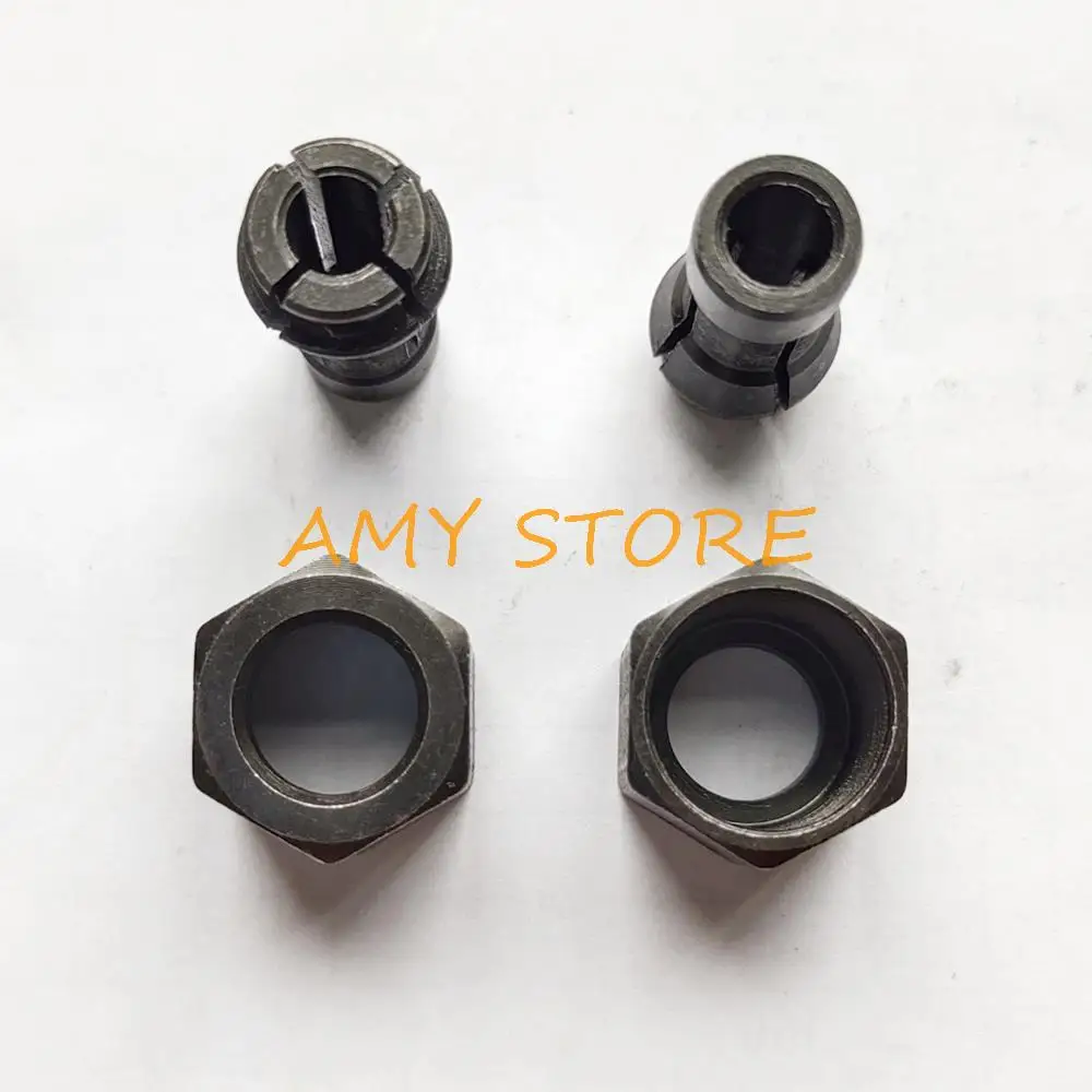 6A 6mm Elektrische Grinder Ersatz PT 35/64 "14mm Gewinde Hex Mutter Collet Set für Ken 9025 Elektrische werkzeug Zubehör