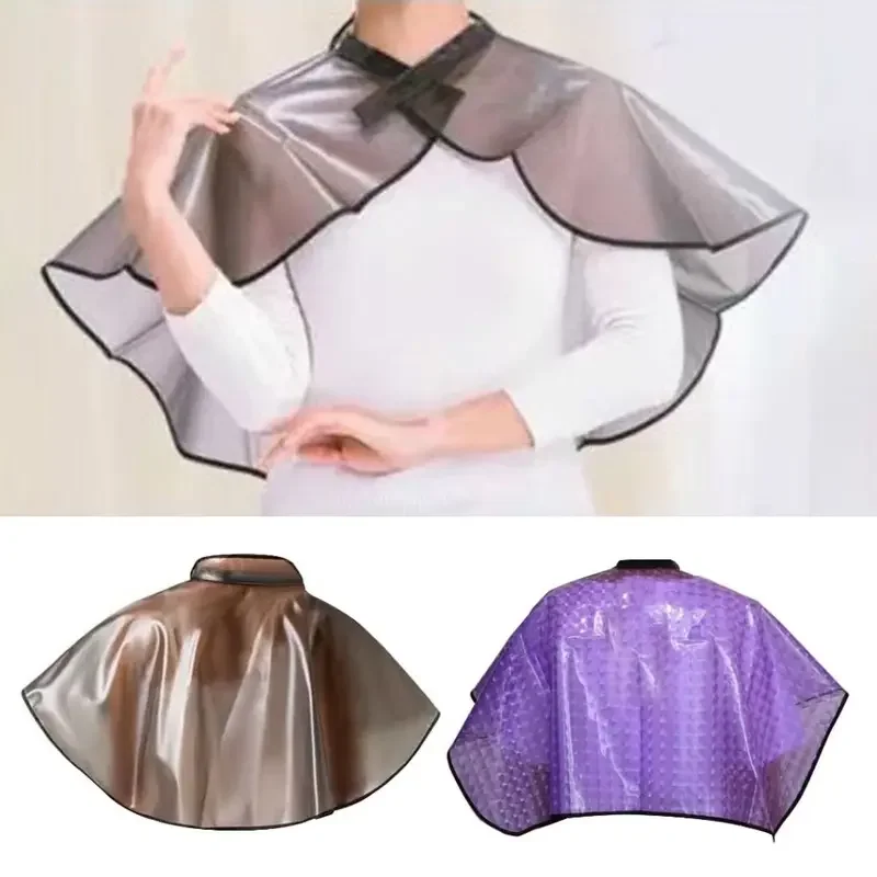 Waterproof Salon Hair Dyeing Cape Haircut Shawl Cape Hairdressing Shawl Cloth Tool Hair Dressing Gown Barber Cape