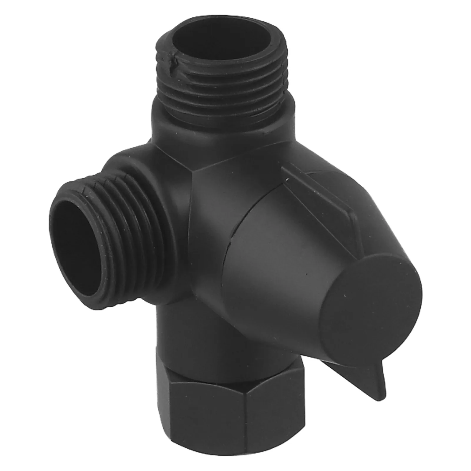 3 Way Shower Diverter Valve with G1/2 T Adapter for Tap and Shower Hose Splitter for Multiple Water Flow Settings