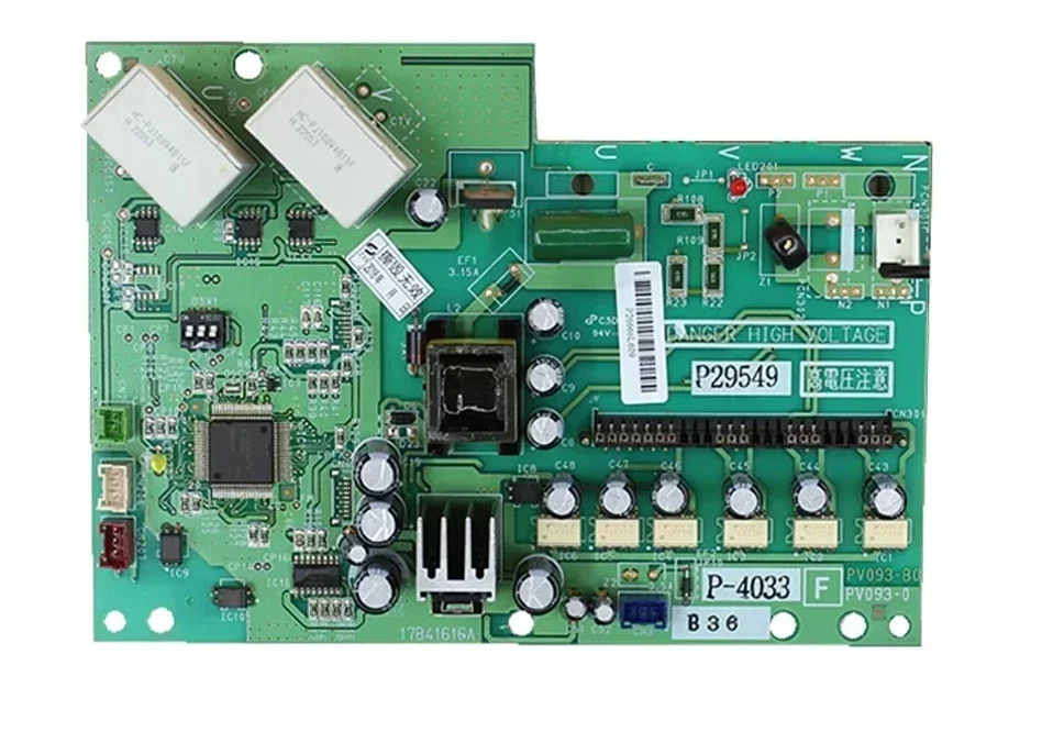 

Used For Hitachi Central Air Conditioner Control Board P29549 P-4033F Circuit PCB PV093-B0 PV093-0 17B41616A Conditioning Parts