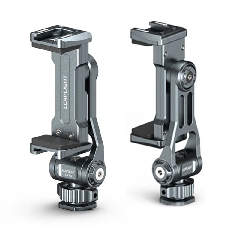 

Camera Hot Shoe Phone Holder Monitor Tripod Adapter With Dual Cold Shoe For Iphone DSLR Camera Mic Fill Light