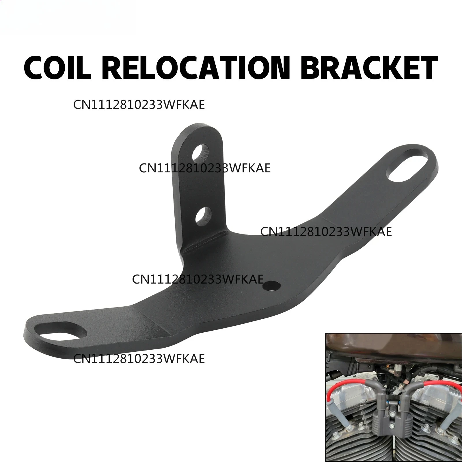Motorcycle Coil Ignition Key Relocation Bracket Kit Fits For Harley Sportster XL883 1200 48 72 Forty Eight Seventy Two 2007-2023