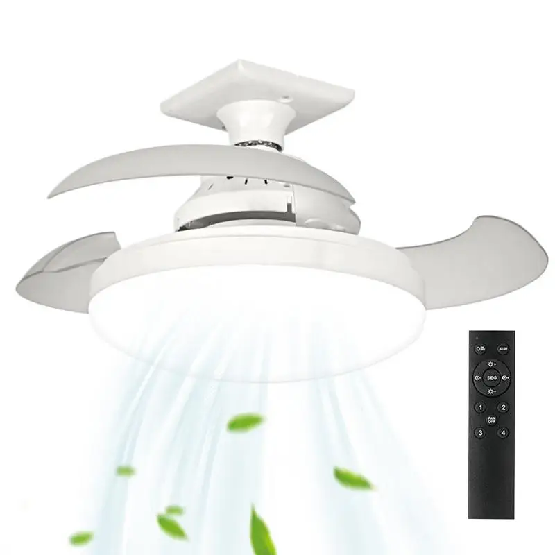 

Modern Ceiling Fan Home Quiet Invisible Fan Light Retractable LED Ceiling Fan Home Fan With Lights Remote Home Accessories
