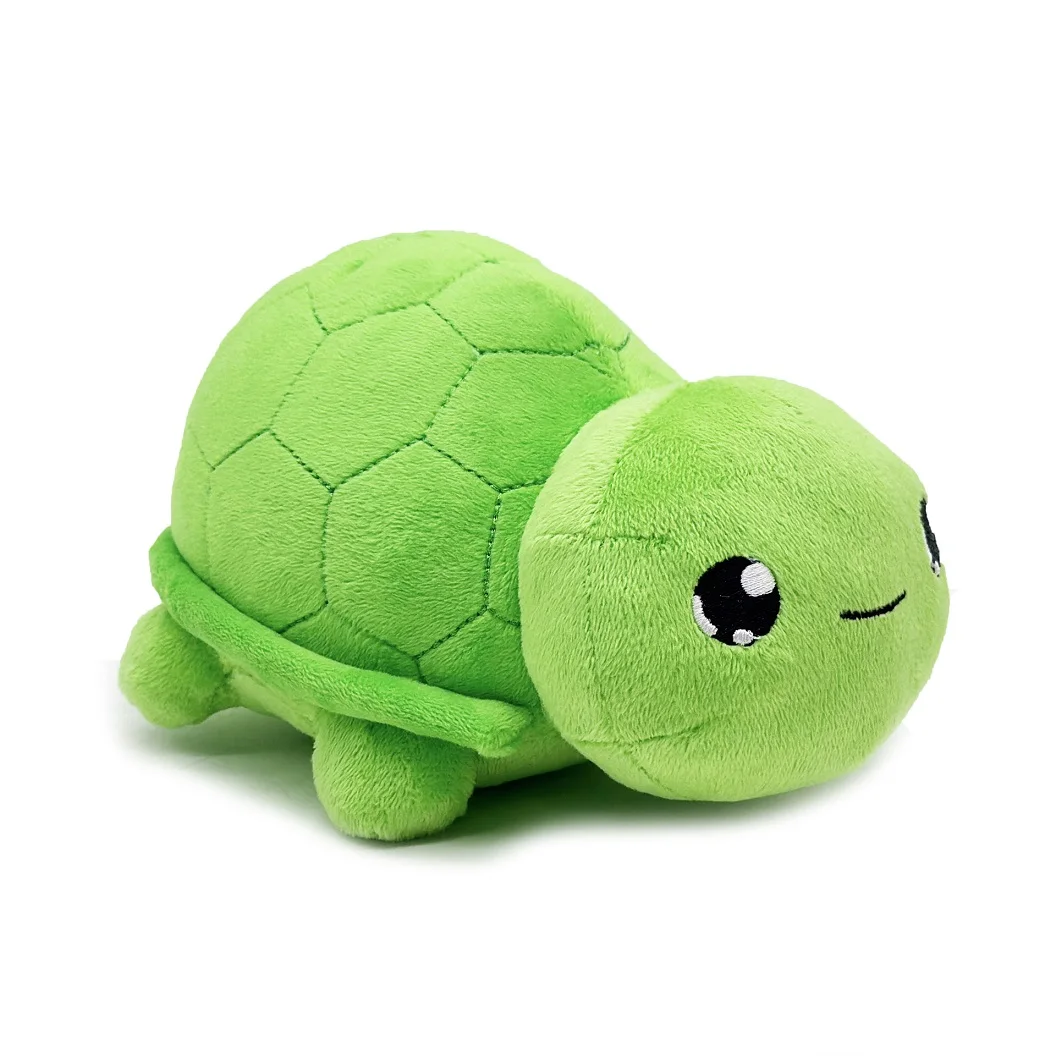HOT Cartoon Cute Green Turtle Plush Doll 20cm Vedal Plush Stuffed Toys Soft Throw Pillow Decorations Kids Birthday Party Gift
