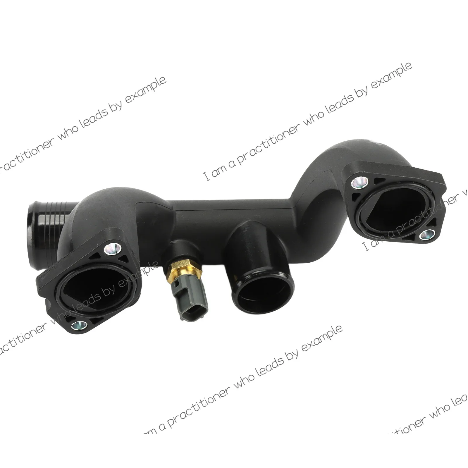 

96JV-8A504-BD New Thermostat Cover Outlet Tube with Sensor for 1997-2002 Jaguar