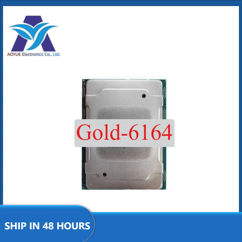 1 sztuk/partia używane Gold-6164 Gold 6164 procesor 24 rdzenie 48 wątków 1,9 GHz 24.75 MB 150 W procesor LGA3647 idealny test