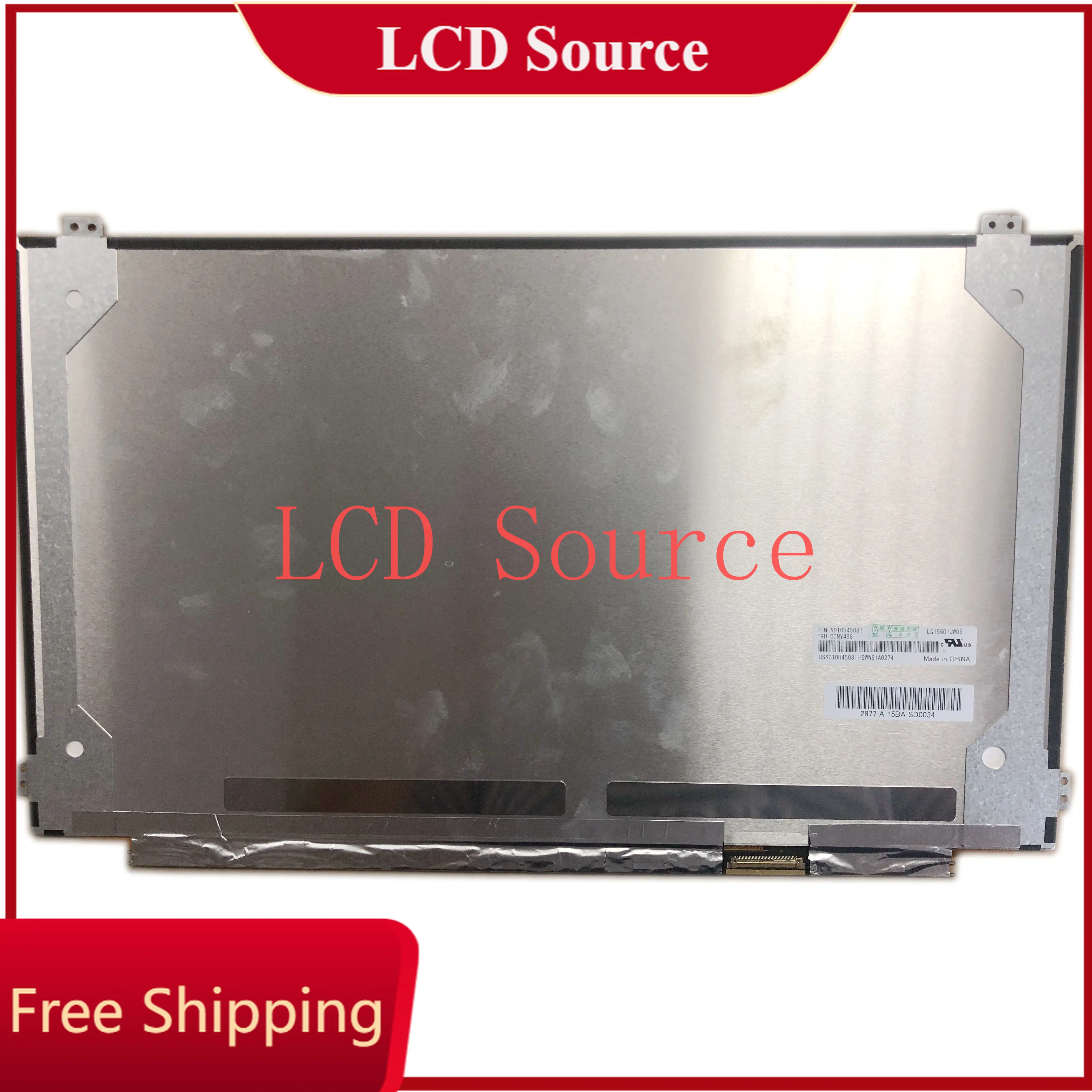 

LQ156D1JW05 UHD 4K 15.6" for Lenovo thinkpad P50 P51 FRU 00NY498 3840X2160 Non-touch LCD screen