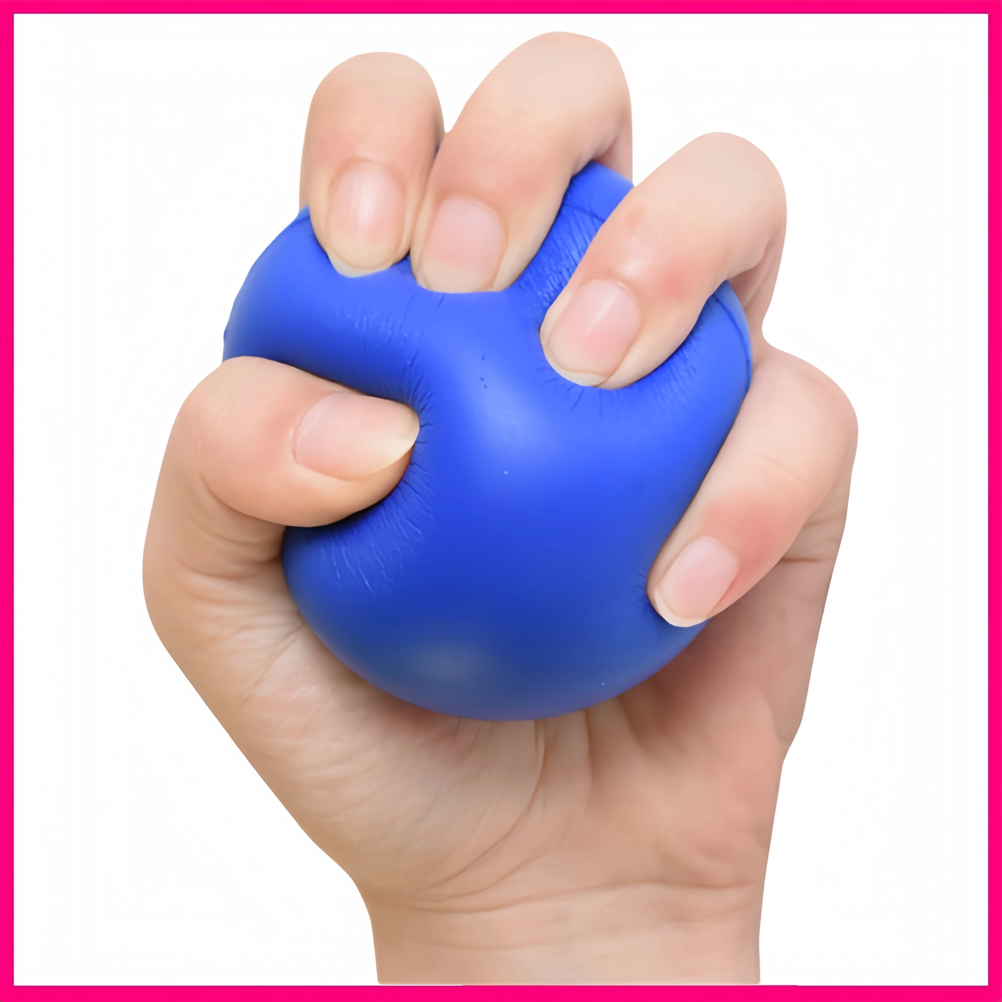 

Hand Therapy Grip Ball for Finger Strength Exercise Stress Relief Rehabilitation Training Soft Pressure Grip Trainer