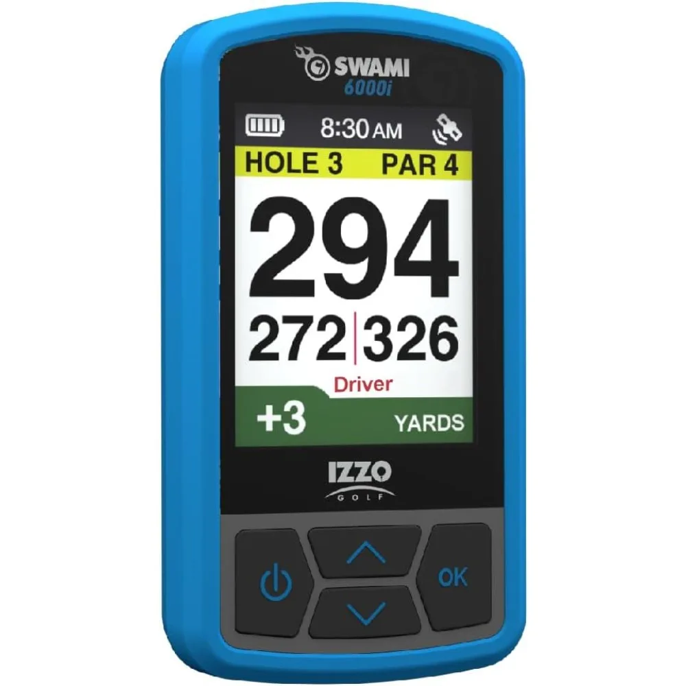 

Swami 6000 Handheld Golf GPS Water-Resistant Color Display with 38,000 Course Maps & Scorekeeper