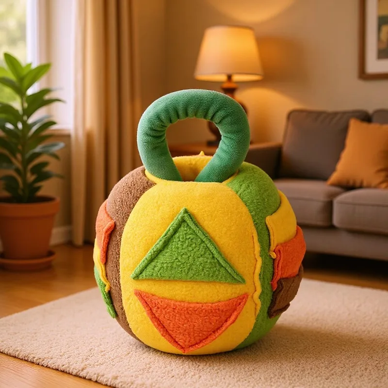 

Interactive Dog Puzzle Toy Squeaky Snuffle Ball Treat Dispensing Mental Stimulation IQ Game Hide Food for Puppy Cat Small Pets