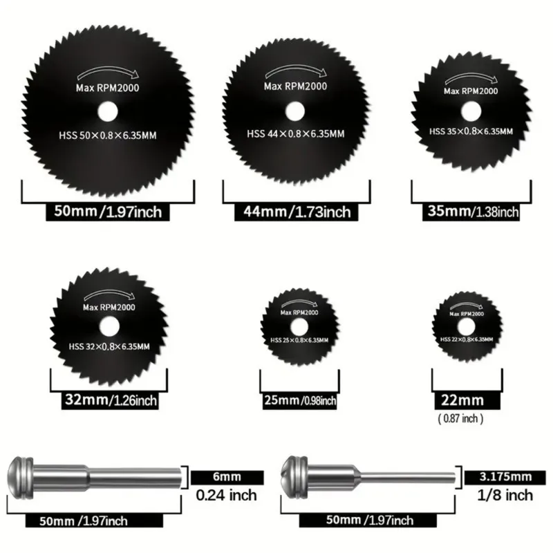 Industrial Tool Set 60-Piece-HSS High-Speed Steel Drill Accessories Diamond And Resin Cutting Discs Included