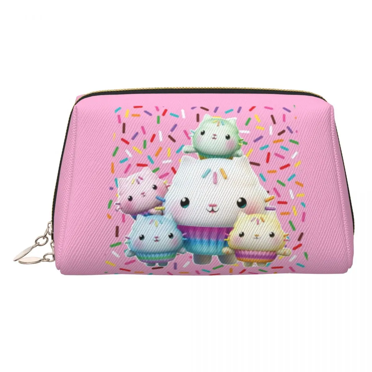 

Кукольный домик Gabby с героями мультфильмов Gabby, детская женская косметичка, дорожный органайзер для макияжа, сумка для хранения туалетных принадлежностей, Dopp Kit Box