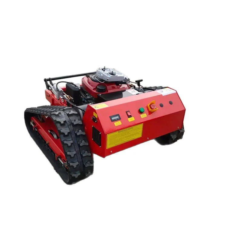 

Crawler type small mower, orchard mower, garden reclamation mower, remote control intelligent mower