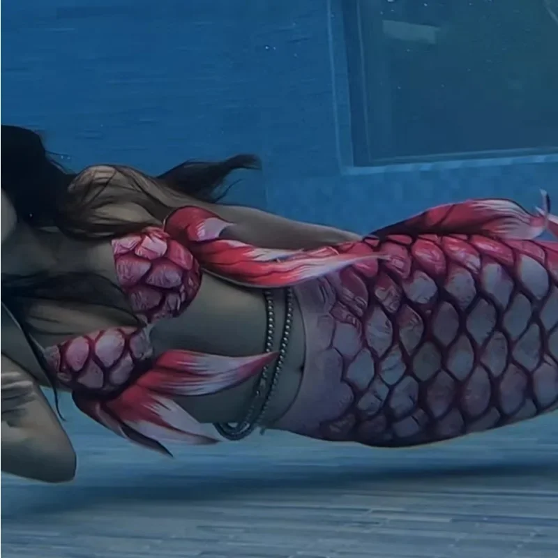 ステンレススチールビーズウエストチェーン、フリーダイビングウェイト、マーメイド、セクシーなウエストチェーン、釣りパフォーマンス、深いベアリングベルト