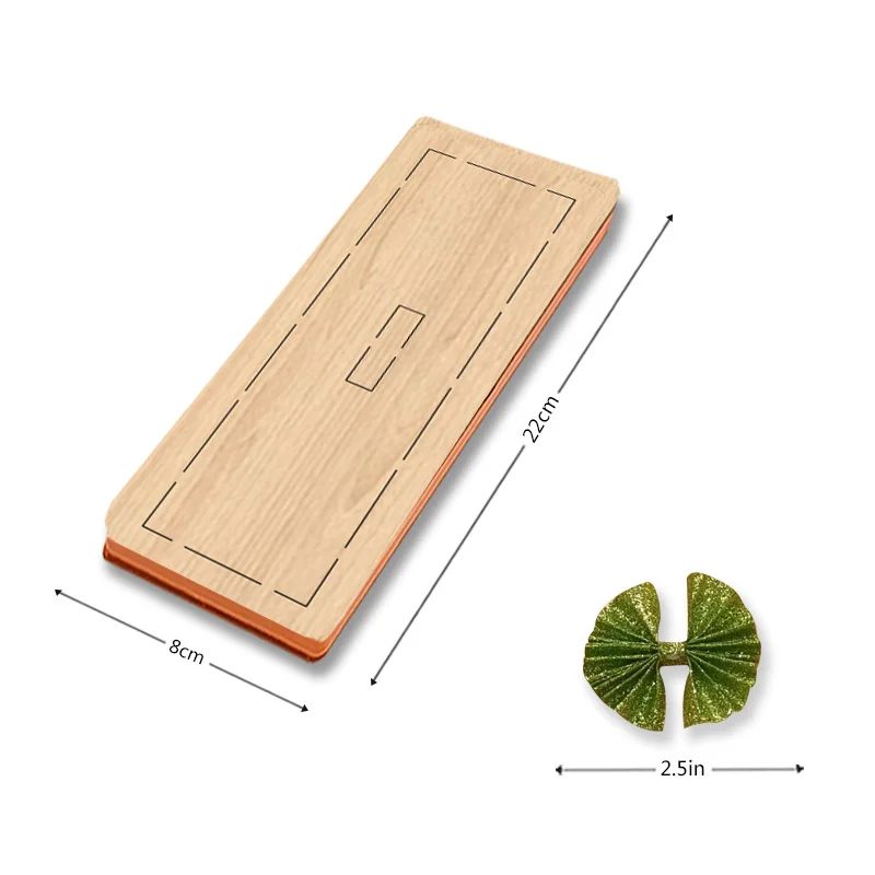 

SIZZIXDIES 1piece 2.5-inch 1-layer bow hairpin wooden cutting dies suitable for most machines