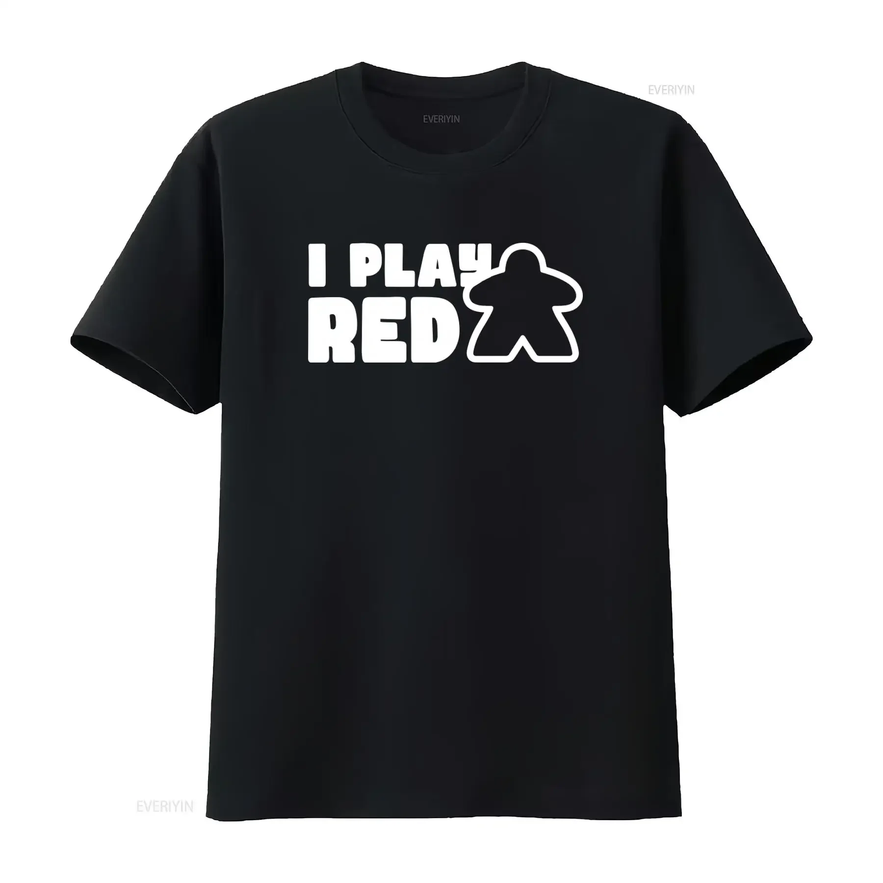 Board Game Meeple T Shirt I Play Red Orange Yellow Green Blue vintage Washed Stretched streetwear fashion Breathable Soft