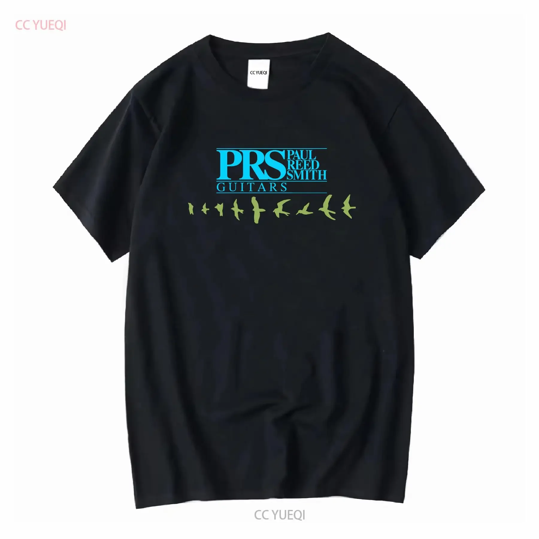 NEW SHIRT PAUL REED SMITH GUITARS SYMBOL LOGO BLACK T FUNNY SIZE S TO 5XL vintage Washed designer clothes Versatile Stretched
