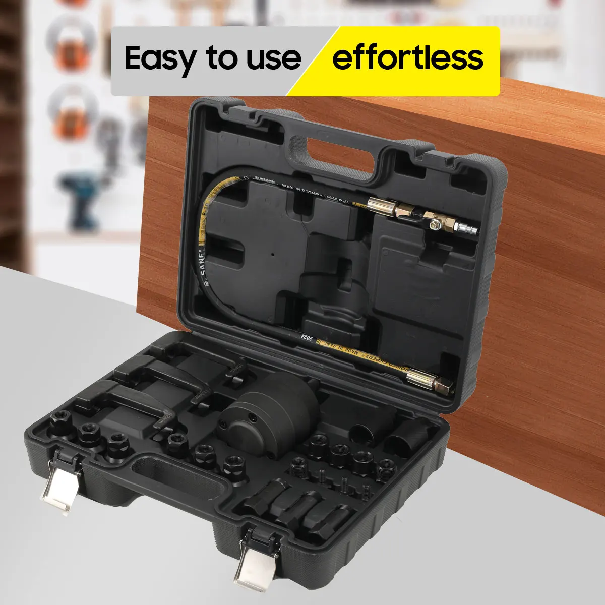 24 قطعة المهنية الهوائية حاقن الديزل مجتذب أداة إزالة الصواميل عدة الهوائية حاقن النازع الهواء الاهتزاز حاقن مجموعة