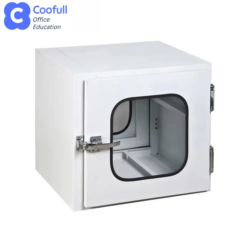 COOFULL Standard Embedded Pass-Through Box with Electronic Interlock and View Window for Clean Room Pharmaceutical Industry