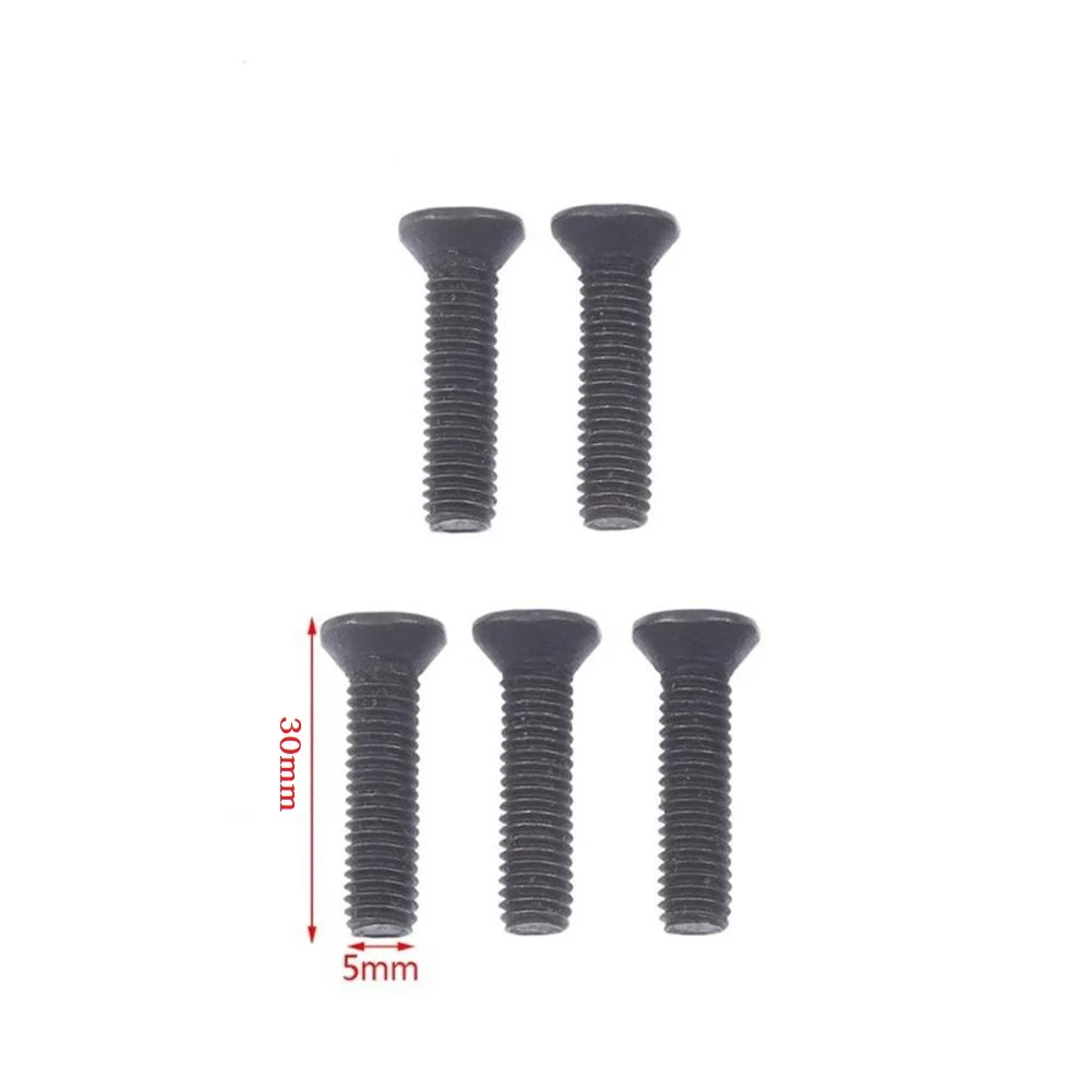 10Pc vite di fissaggio M5x30mm filettatura sinistra per UNF trapano mandrino adattatore gambo trapano a mano domestico parti di ricambio per utensili elettrici