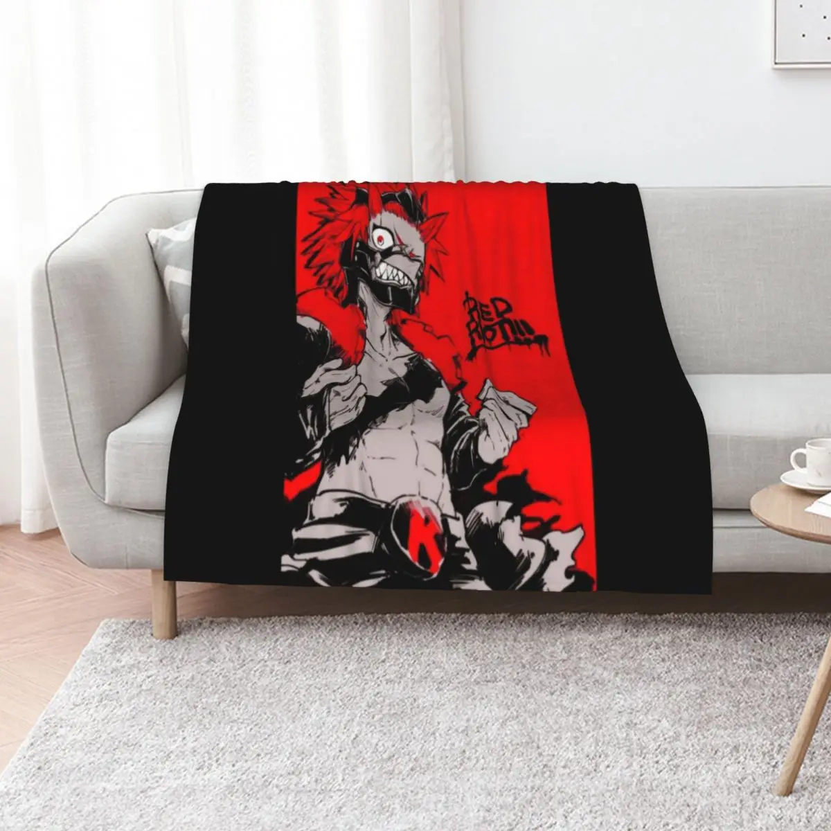 Eijiro Kirishima Throw Blanket Flannel Fleece Soft Warm Throw Blanket