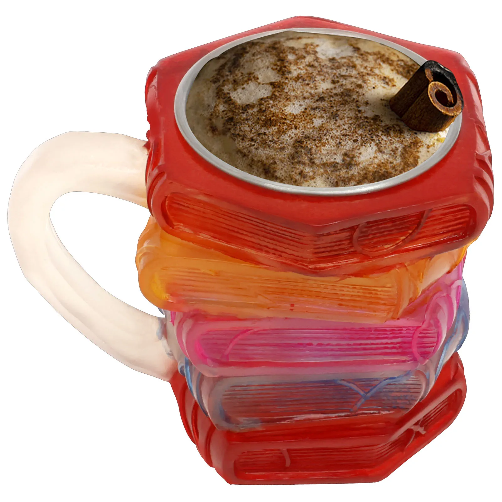 

Окрашенная книжная кружка 3D цветная стеклянная книжная кружка для молока и напитков, новинка, уникальные книги, стек, кофейная чашка, подарки для любителей литературы