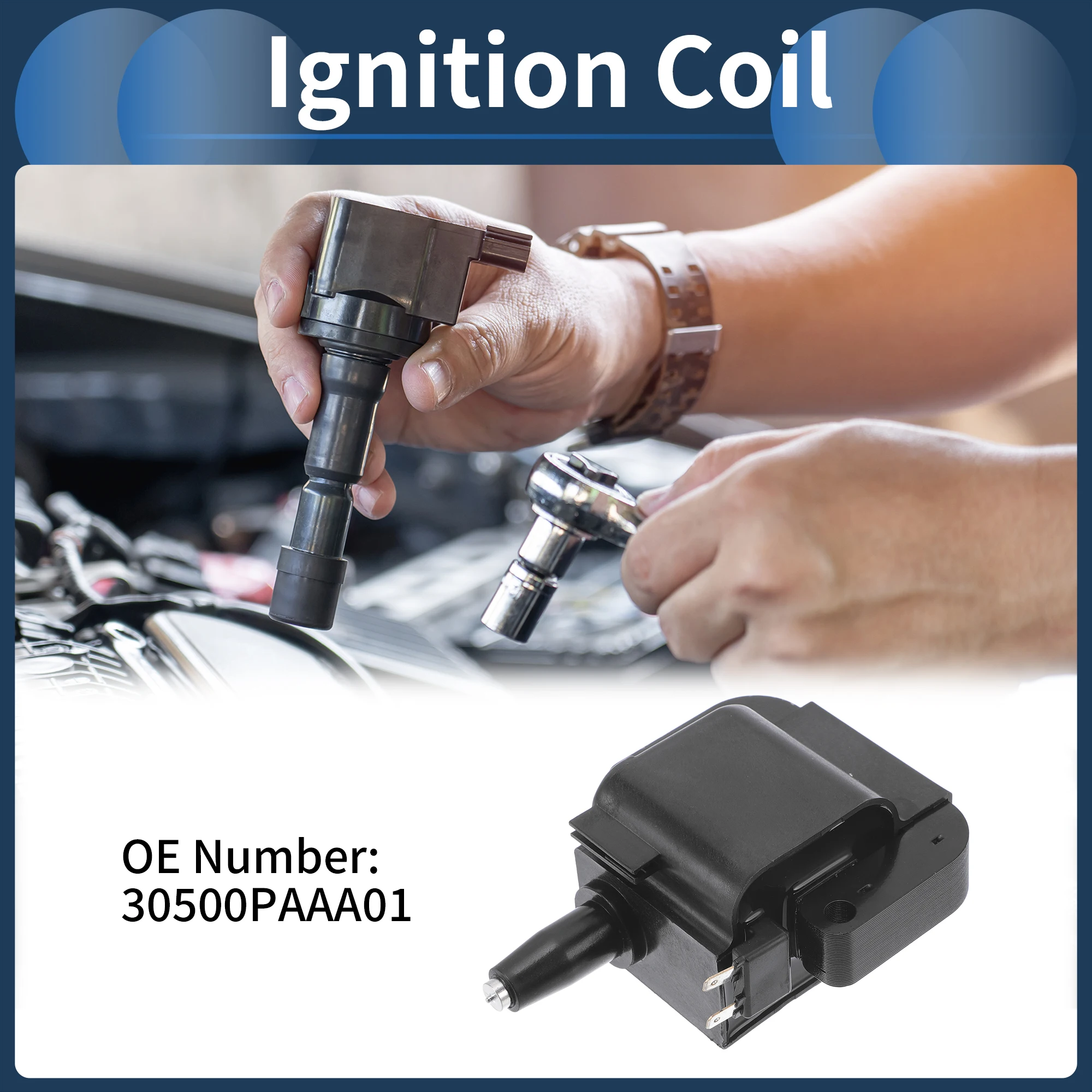 

UXCELL Пакет катушек зажигания No 30500PAAA01 для Honda Prelude 1987-1992 гг.